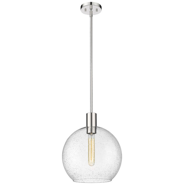 MARGO luminaire suspendu verre rond bullé 9 3/4'' | Luminaire Plus.ca