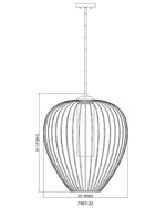 SAVANTI luminaire suspendu 22"D | Luminaire Plus.ca