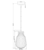 NEWBURY luminaire suspension 8" IL-115 | Luminaire Plus.ca