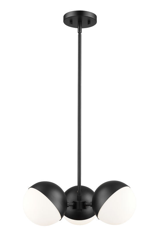 REALM SPHERE luminaire suspendu 17''D noir 7517-3MB