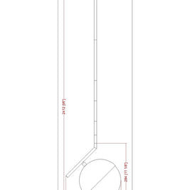 REALM SPHERE luminaire suspendu 11''D nickel brossé 7517P11-BN