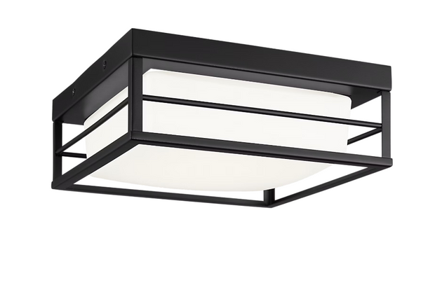 DEARBORN luminaire plafonnier 10"D noir 7529693S-112
