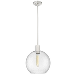 MARGO luminaire suspendu verre rond bullé 9 3/4'' | Luminaire Plus.ca