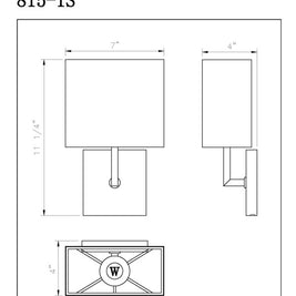 SAXON luminaire mural noir 11