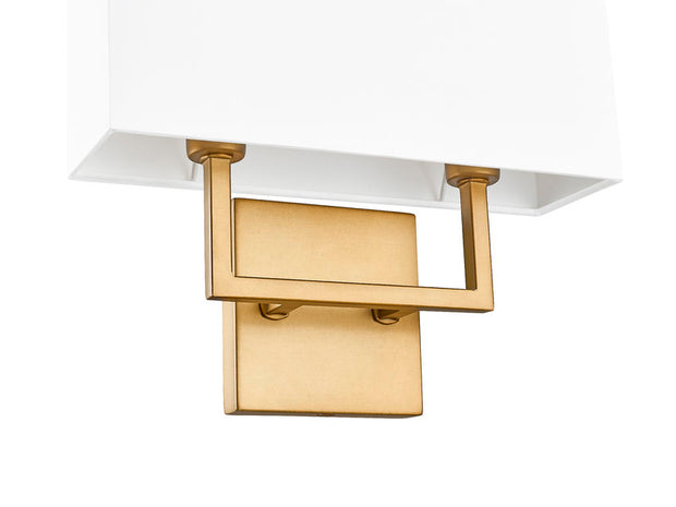 SAXON luminaire mural doré 11"H 815-2S-RB