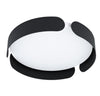 VALCASOTTO luminaire plafonnier 14"D bois ou noir