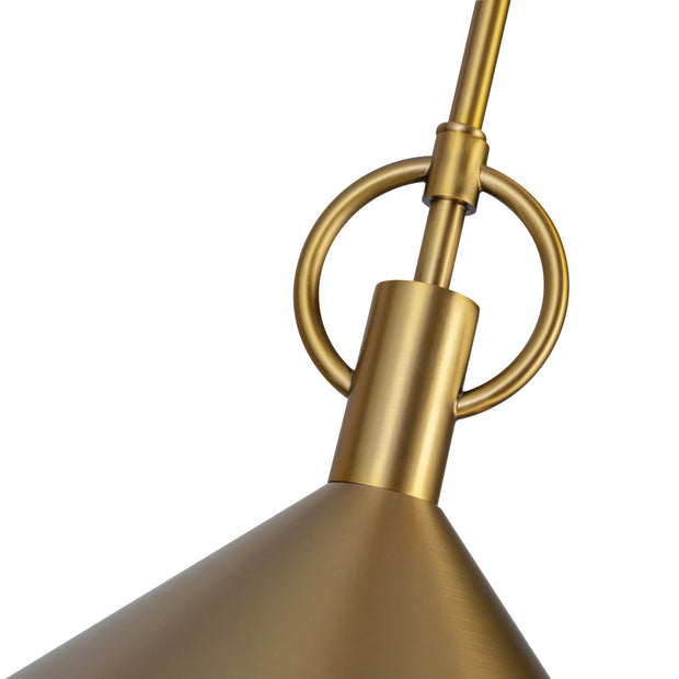 ABRUZZO luminaire suspension 11"D doré  AC11861BR