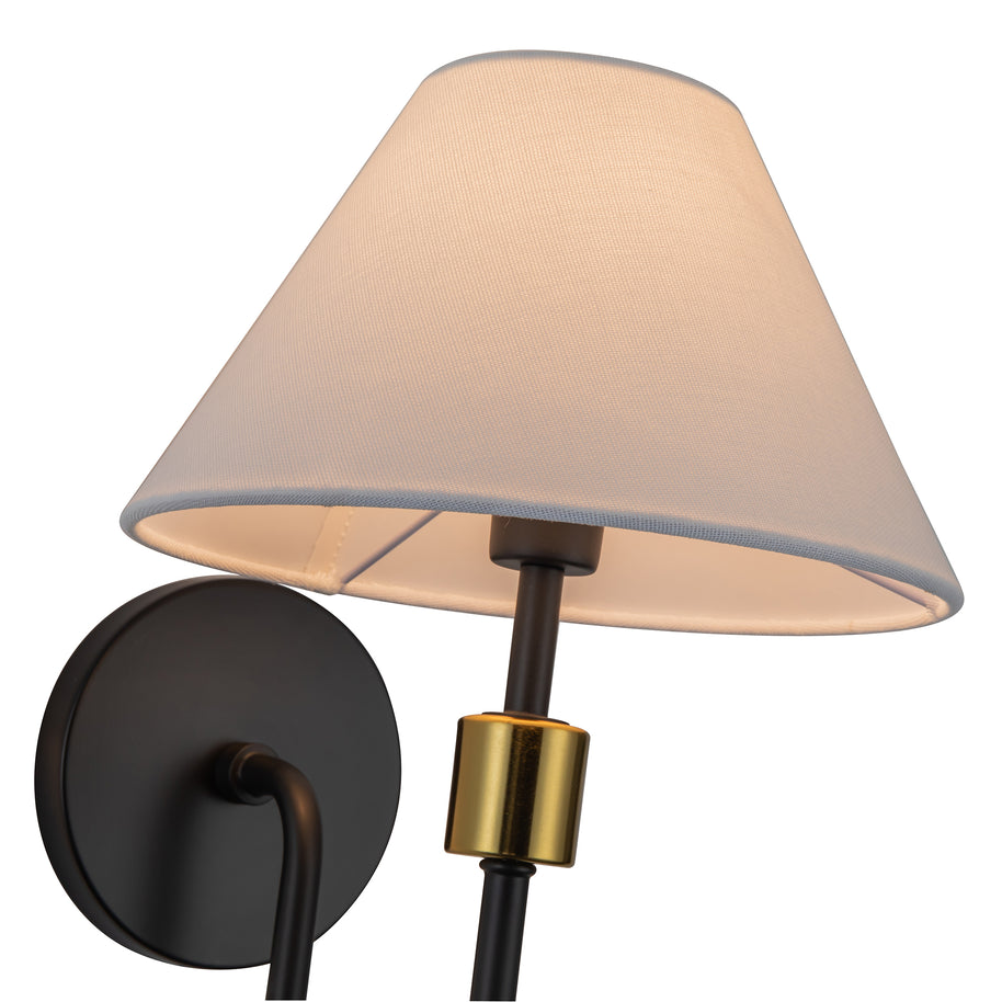 PROVIDENCE luminaire mural noir AC12031BB