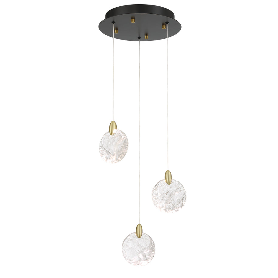 SNOWFLAKE Luminaire suspendu en cascade 12,16,24  ou 32"D