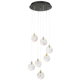 SNOWFLAKE Luminaire suspendu en cascade 12,16,24  ou 32