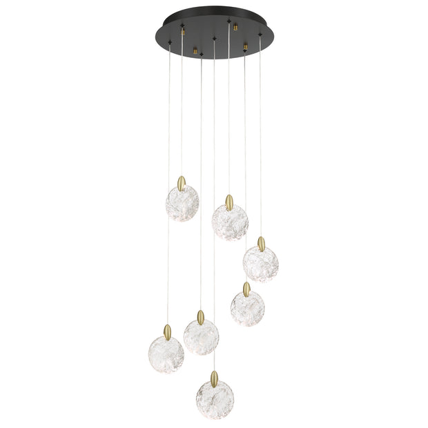 SNOWFLAKE Luminaire suspendu en cascade 12,16,24  ou 32"D