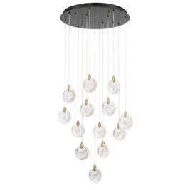 SNOWFLAKE Luminaire suspendu en cascade 12,16,24  ou 32