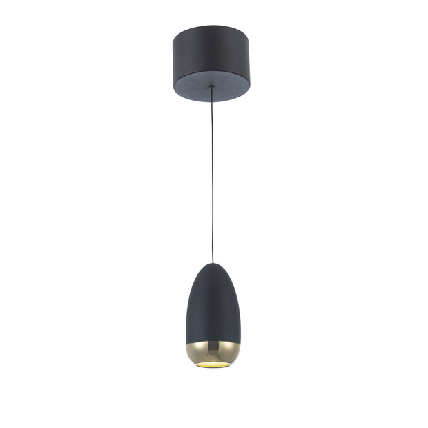 ROYAL PEARL luminaire suspendu noir AC6650BK