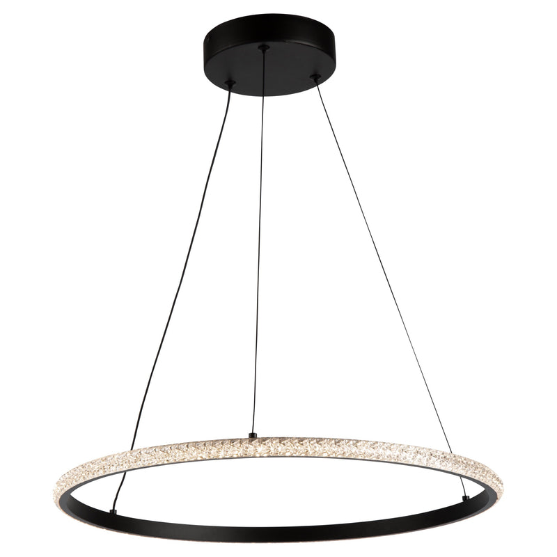 NOVA luminaire suspendu noir 20''AC6711BK | Luminaire Plus.ca