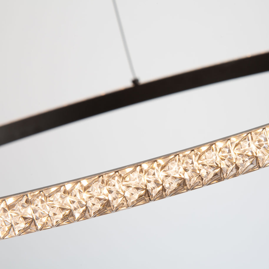 NOVA luminaire suspendu noir 20''AC6711BK | Luminaire Plus.ca