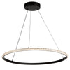 NOVA luminaire suspendu noir 24''AC6712BK | Luminaire Plus.ca