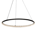 NOVA luminaire suspendu noir 24''AC6712BK | Luminaire Plus.ca