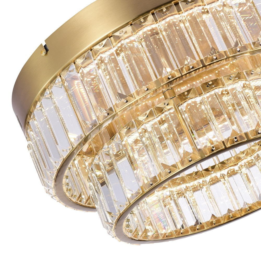 STELLA luminaire doré ou nickel brossé AC6725 | Luminaire Plus.ca