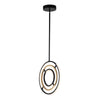 TRILOGY luminaire noir et laiton au del AC6740BB | Luminaire Plus.ca
