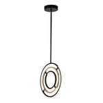 TRILOGY luminaire noir et laiton au del AC6740BB | Luminaire Plus.ca