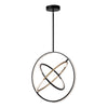 TRILOGY luminaire noir et laiton, del AC6741BB | Luminaire Plus.ca