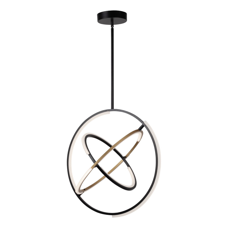 TRILOGY luminaire noir et laiton, del AC6741BB | Luminaire Plus.ca