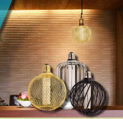 Ampoule Décorative Mesh cylindrique noire | Luminaire Plus.ca