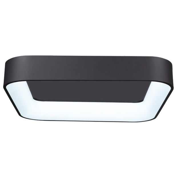 LAZIO luminaire plafonnier carré noir, del intégré BT2020BK | Luminaire Plus.ca