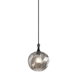 EESHA luminaire suspendu noir ou doré C30902