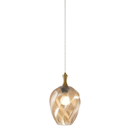 EESHA luminaire suspendu noir ou doré C30903