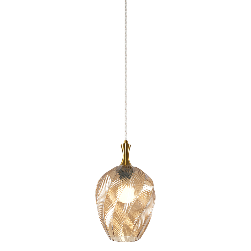 EESHA luminaire suspendu noir ou doré C30903