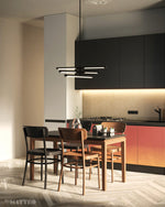 NOVELLE luminaire suspendu linéaire 36" | Luminaire Plus.ca