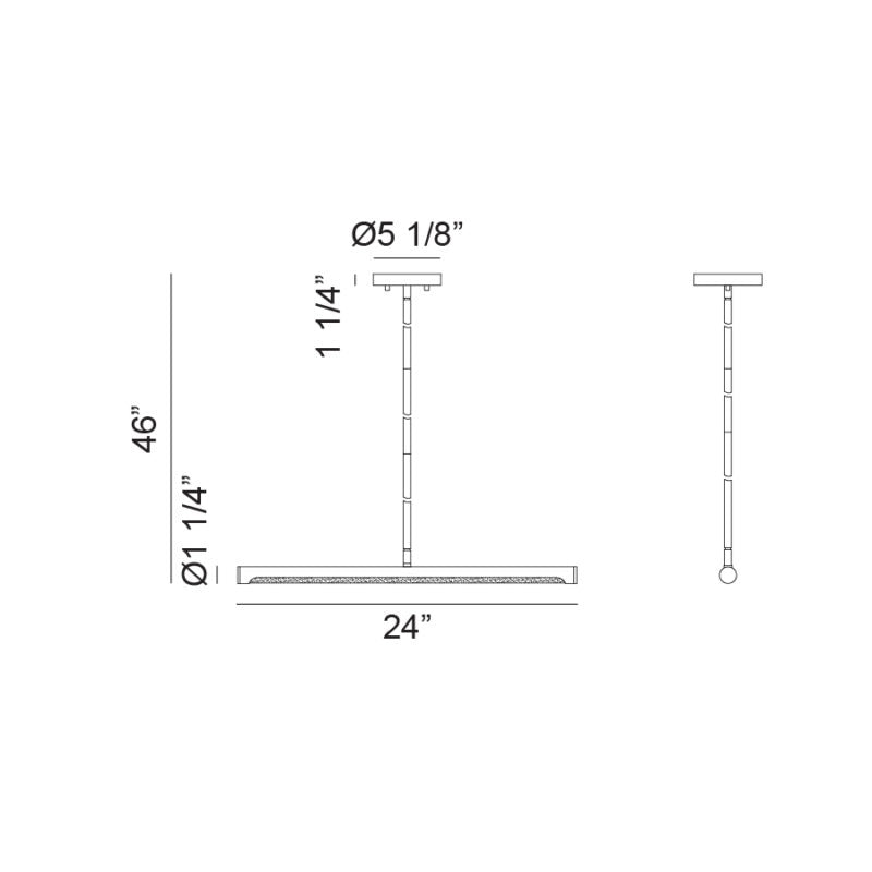 NOVELLE luminaire suspendu linéaire 24