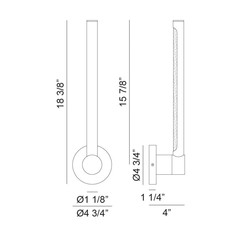 NOVELLE luminaire murale simple | Luminaire Plus.ca