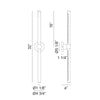 NOVELLE luminaire murale double | Luminaire Plus.ca