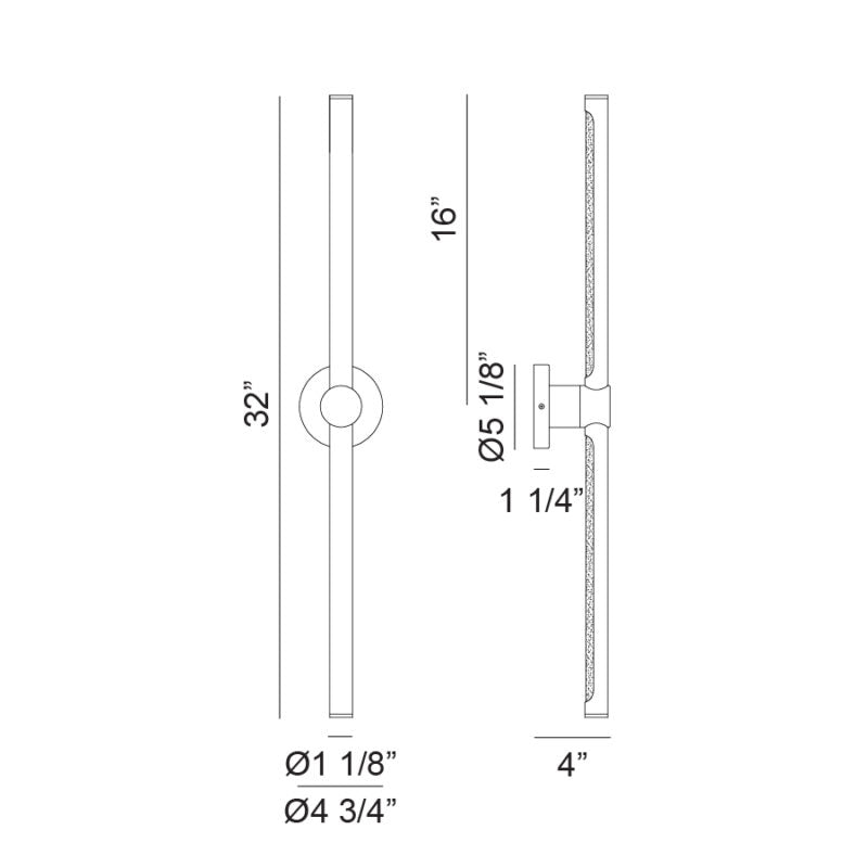 NOVELLE luminaire murale double | Luminaire Plus.ca