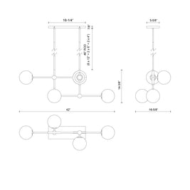 FIORE luminaire suspendu linéaire | Luminaire Plus.ca