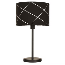 PRUGA lampe de table 22''H noir et nickel CN9402-BKBSL