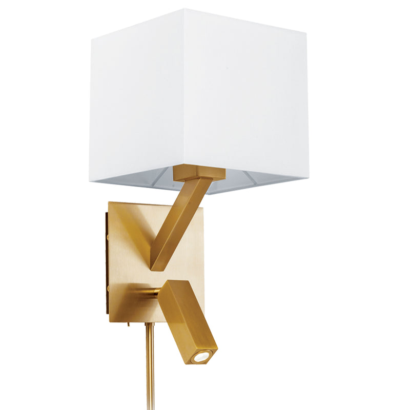 Luminaire mural de lecture chrome DLED496-AGB | Luminaire Plus.ca
