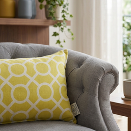 Coussins 14 X 20 jaune ensemble de 2