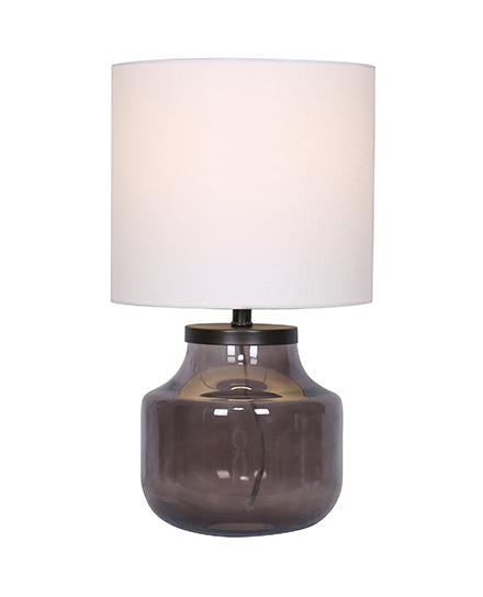 AURELIA luminaire lampe de table gris fumé LL2189 | Luminaire Plus.ca 