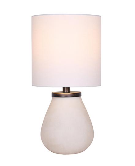 AURELIA luminaire lampe de table blanc antique LL2191 | Luminaire Plus.ca 