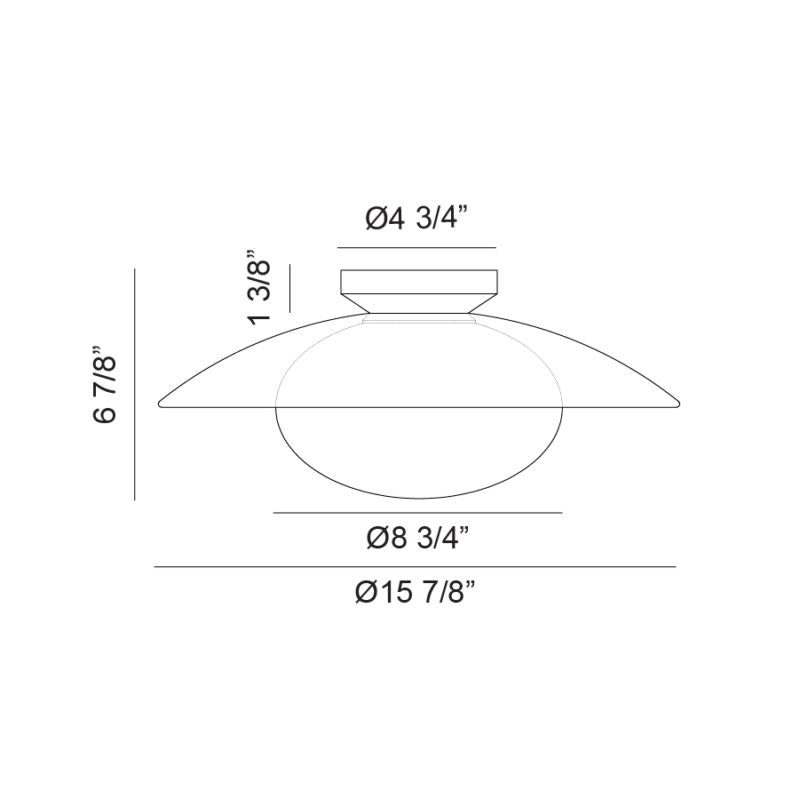 HATLEY luminaire plafonnier rond 16"D | Luminaire Plus.ca