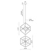 SCRIPT luminaire suspendu noir PD29226-BK | Luminaire Plus.ca