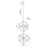 SCRIPT luminaire suspendu noir PD29226-BK | Luminaire Plus.ca