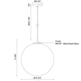 MARCO luminaire suspendu 16
