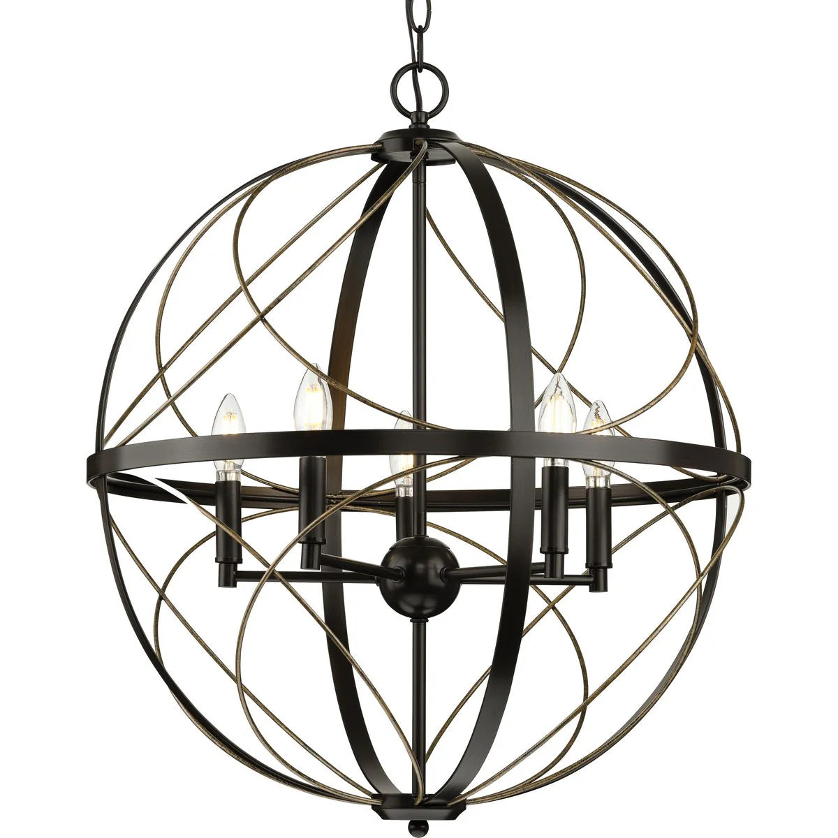BRANDYWINE luminaire suspension 22''D bronze P500287-020