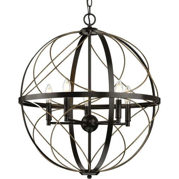 BRANDYWINE luminaire suspension 22''D bronze P500287-020