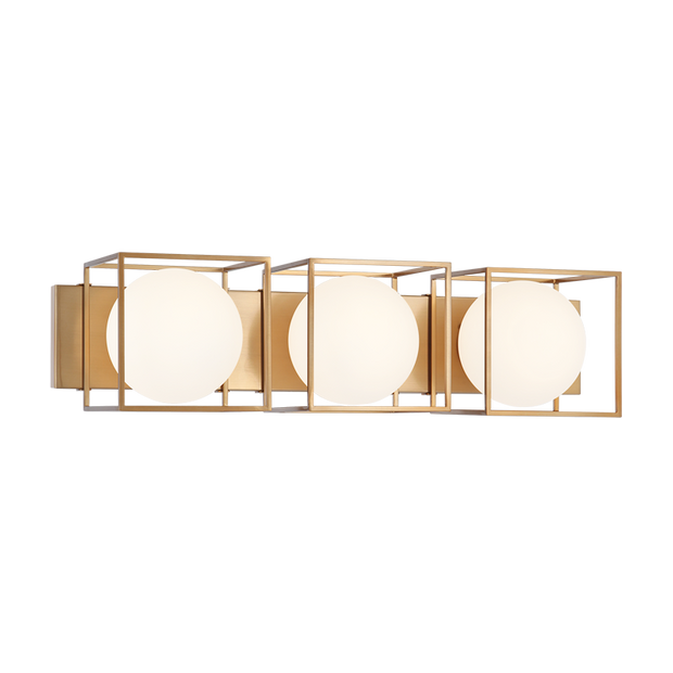 SQUIRCLE luminaire mural doré 26"L S03803AG