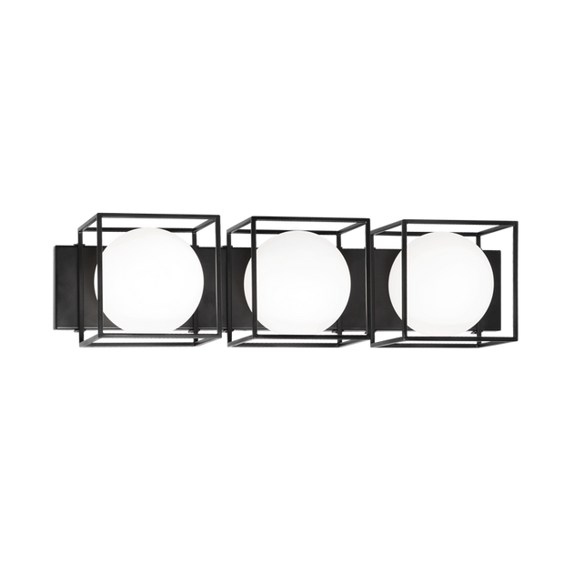 SQUIRCLE luminaire mural noir 26"L S03803BK